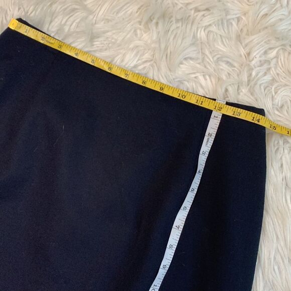 LAUREN RALPH LAUREN Wool pencil skirt zip closure back pocket lined size 12P - Picture 4 of 8